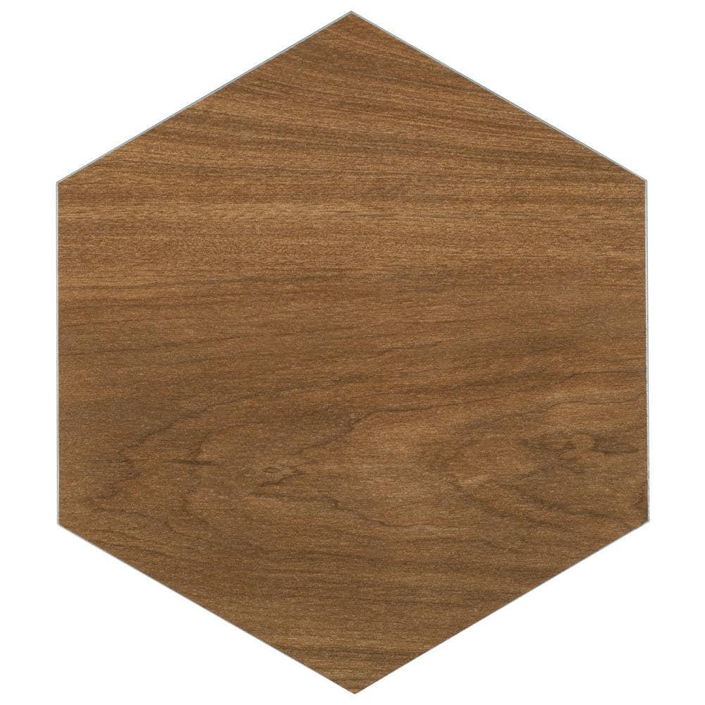 BaseCore HEX 12mil x 5.75" W Peel and Stick Vinyl Plank Flooring