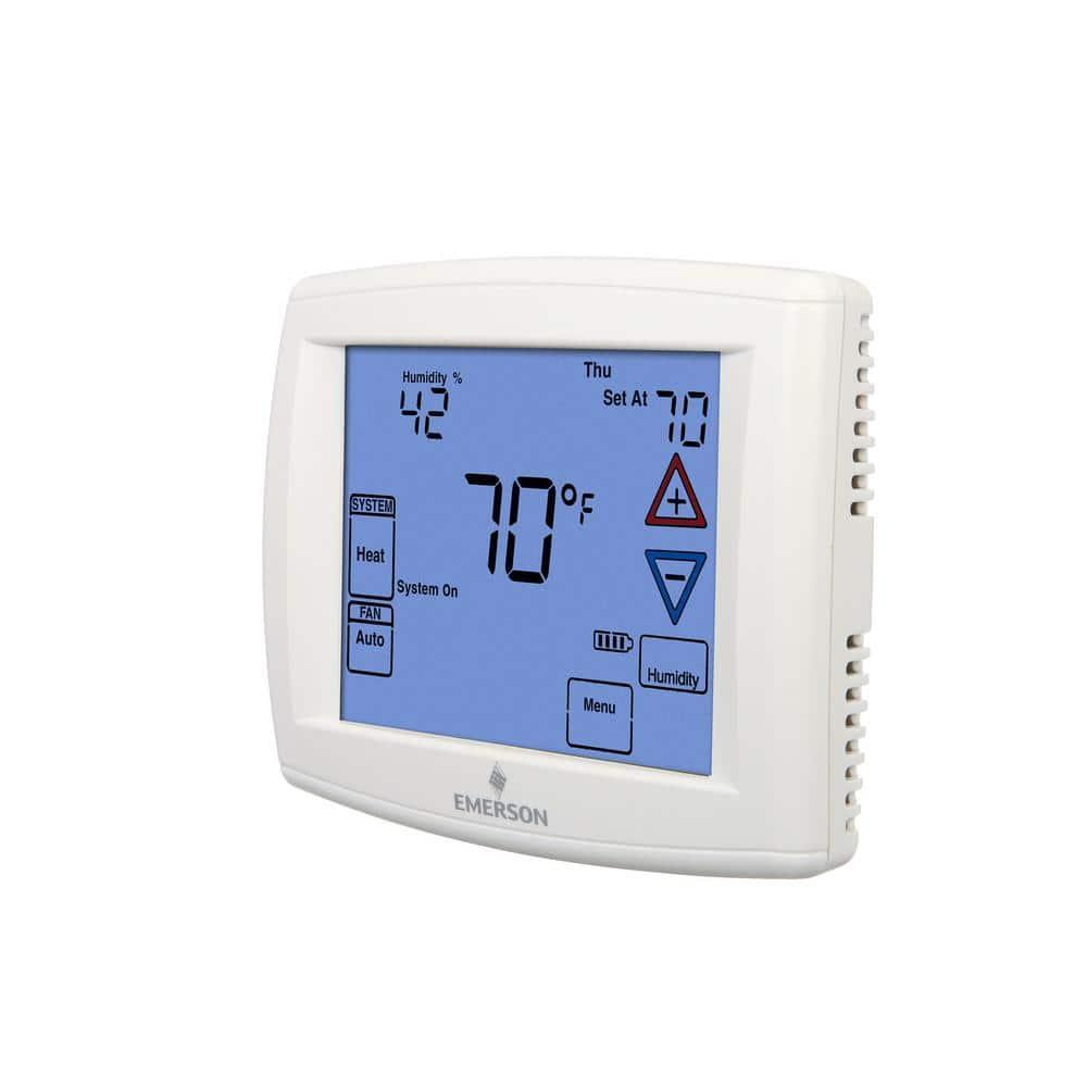 Emerson 1F95-1291 7-Day Touchscreen Thermostat with Humidity Control