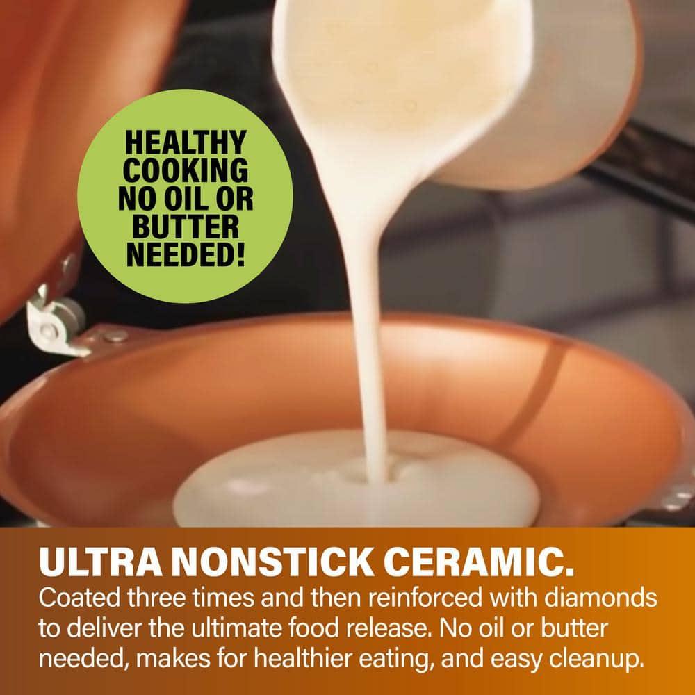 Gotham Steel Gotham Steel Nonstick Double Side Frying Pan Pancake Maker