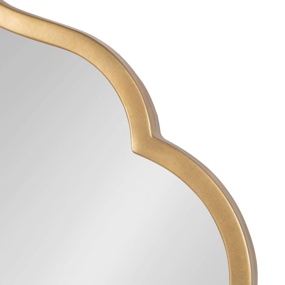 Kate and Laurel Rowla Framed Wall Mirror, Gold 20x30