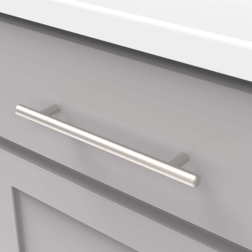 Bar Pull Kitchen Cabinet Handles, Solid Core Drawer Pulls for Cabinet Doors, 6-5/16" (160mm)