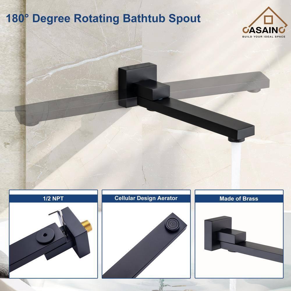 Shower Faucets & Systems All-In-One Kit with Rough in-Valve