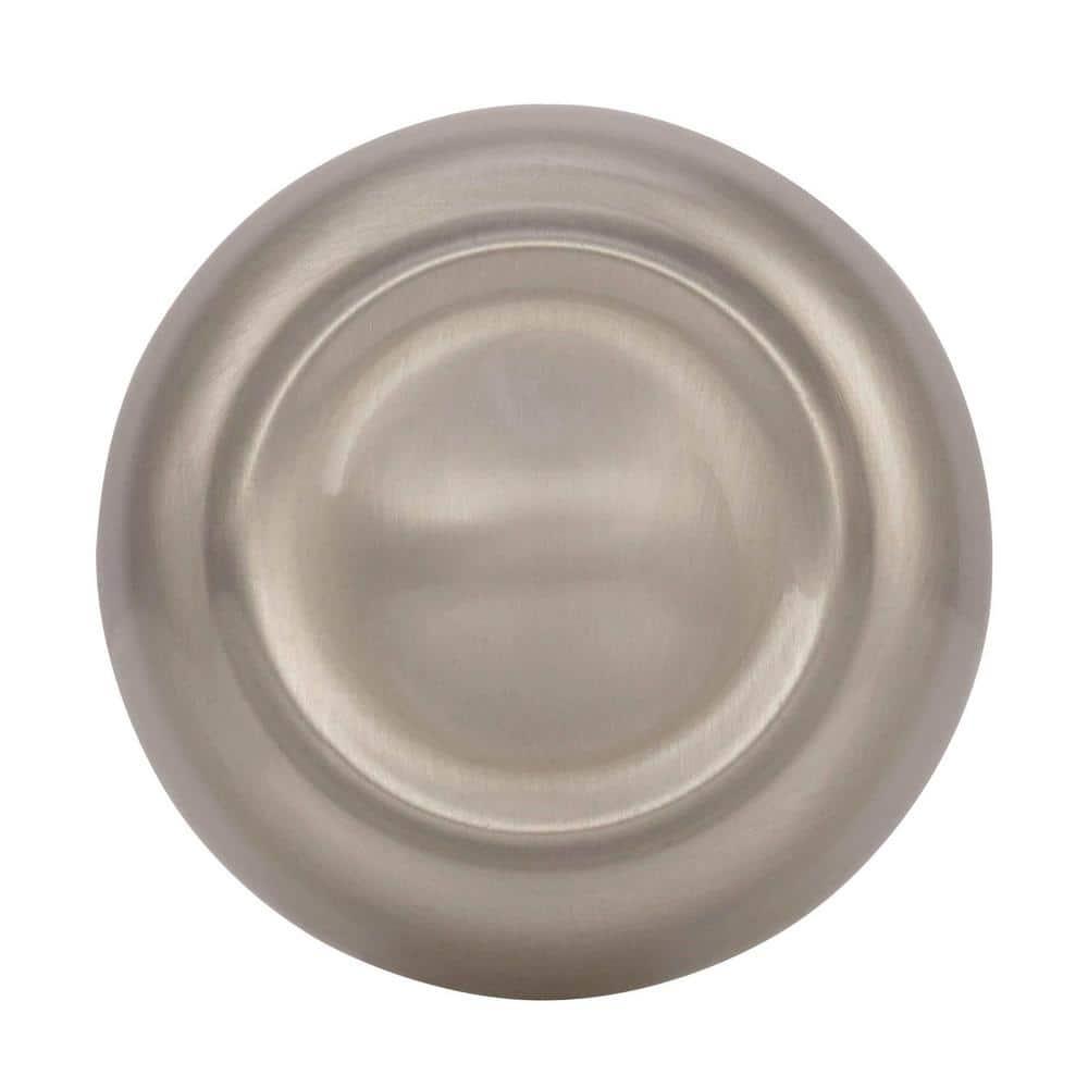 Amerock Kane 1-5/8 inch (41mm) Diameter Satin Nickel Cabinet Knob