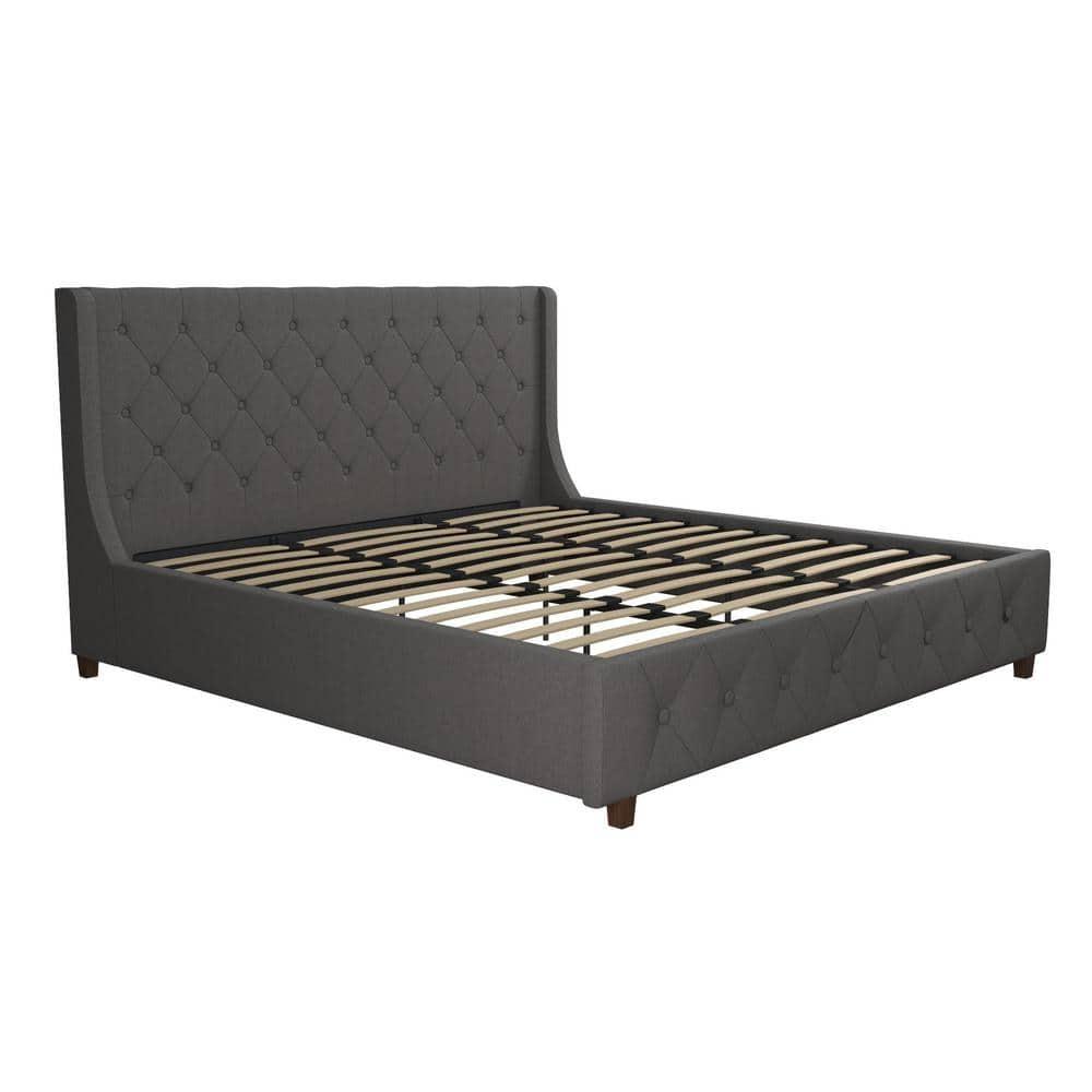 CosmoLiving by Cosmopolitan Mercer Tufted Upholstered Platform Bed