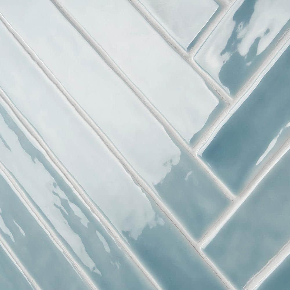 Capetown 2" x 20" Crackled Ceramic Subway Wall Tile (20 pieces/ 5.38 sq. ft./ Case)