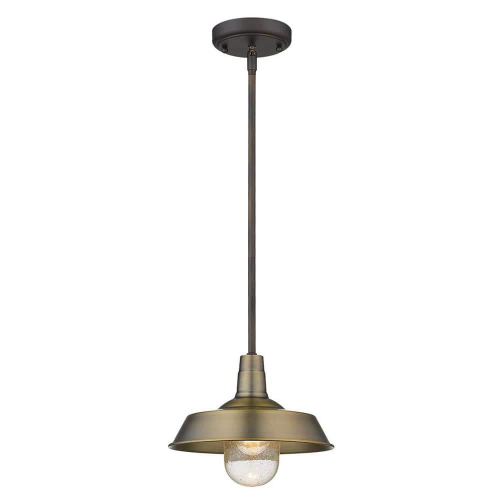 Acclaim Lighting Burry 1 - Light Pendant in  Antique Brass