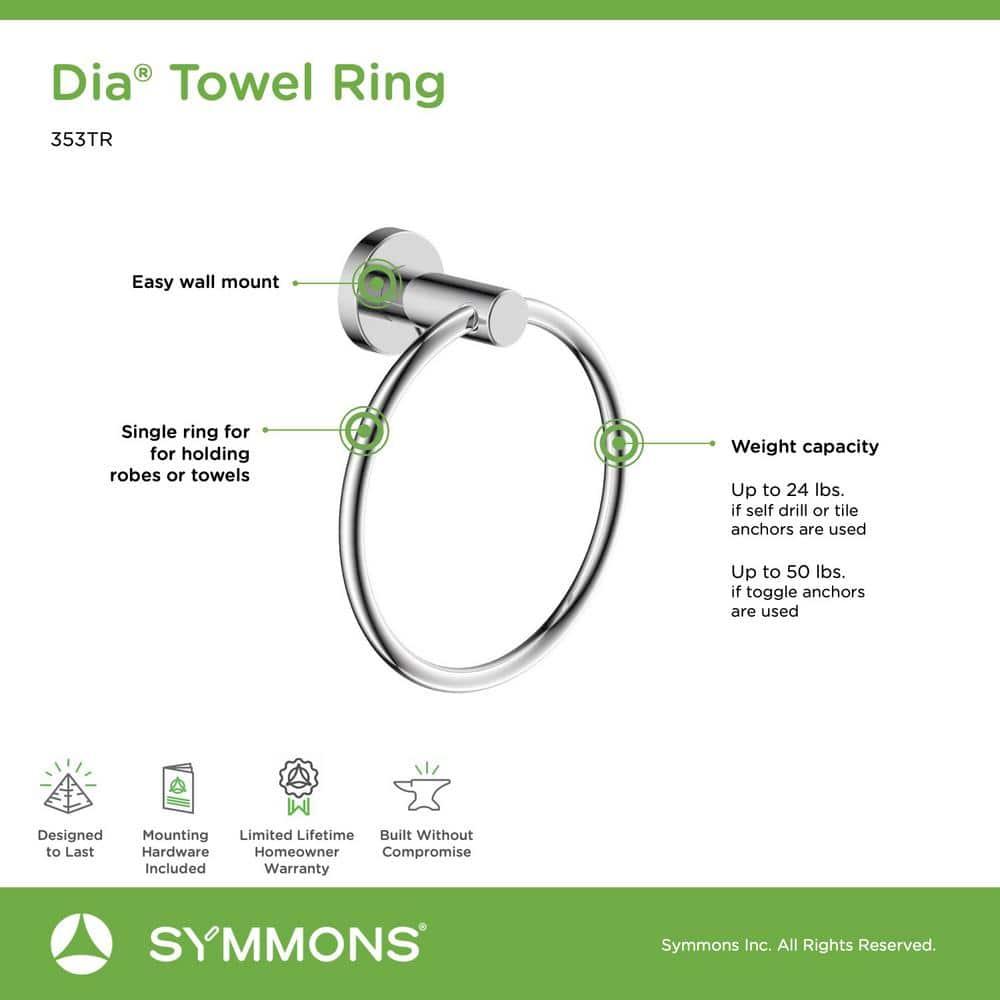 Symmons Dia 4 Piece Bath Accessory Hardware Set 35AC4BUNDLE