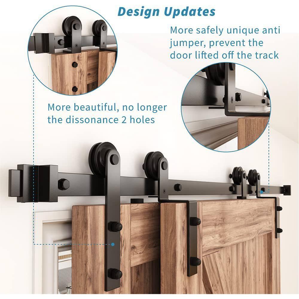 Sliding Standard Single Double Door Barn Door Hardware Kit