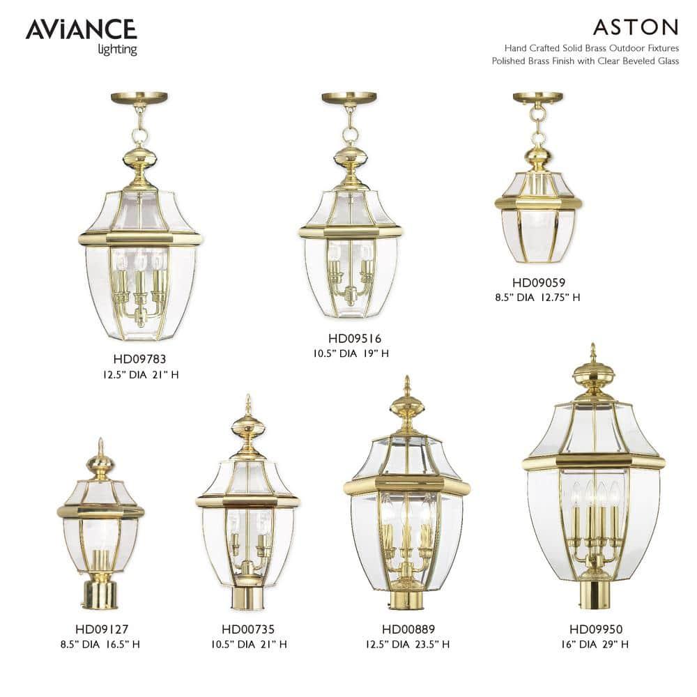 Livex Lighting Monterey 3 - Light Wall Light in  Polished Brass