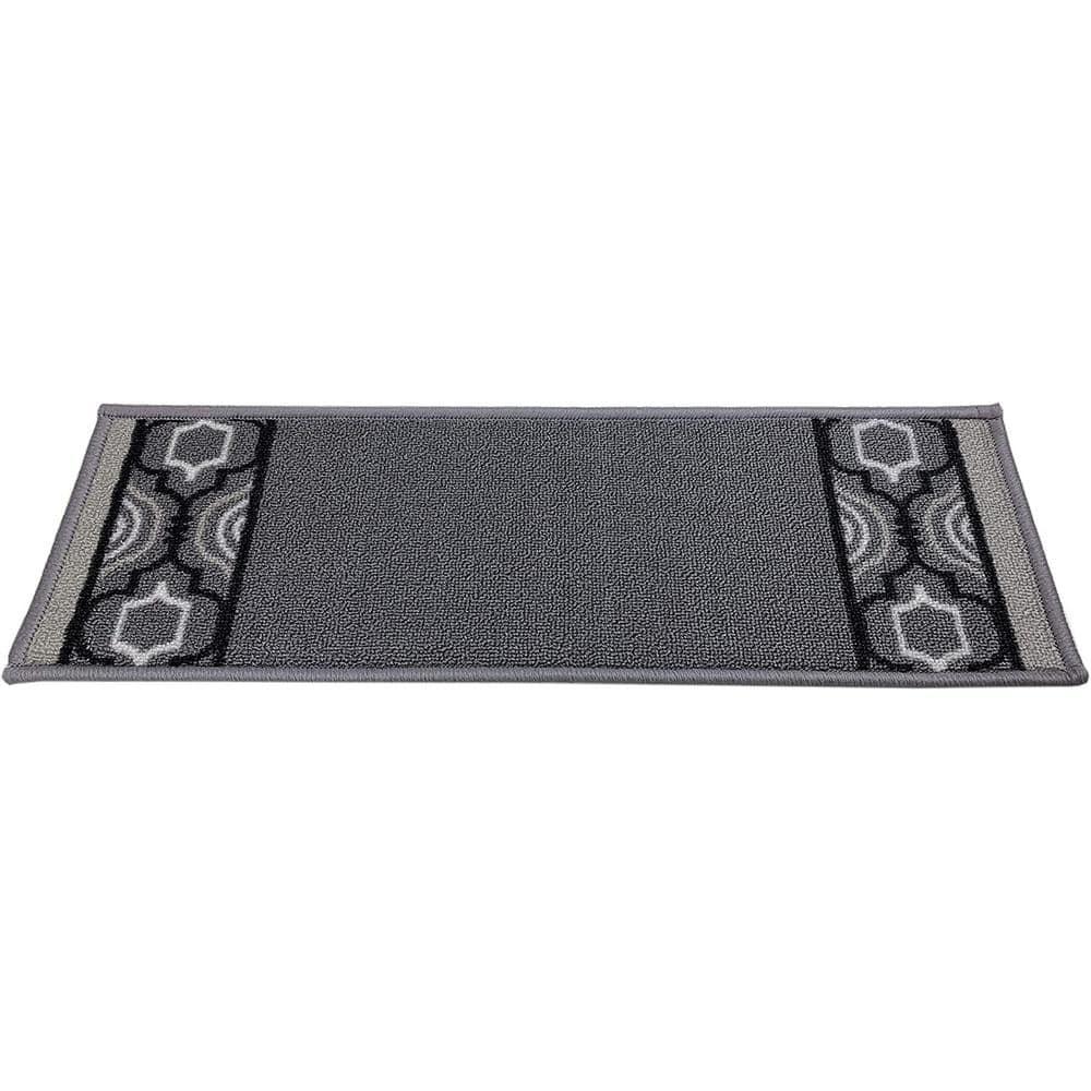 Indoor Trellis Border Series 8.5 in. x 26 in. Stair Tread Cover (Set of 3)