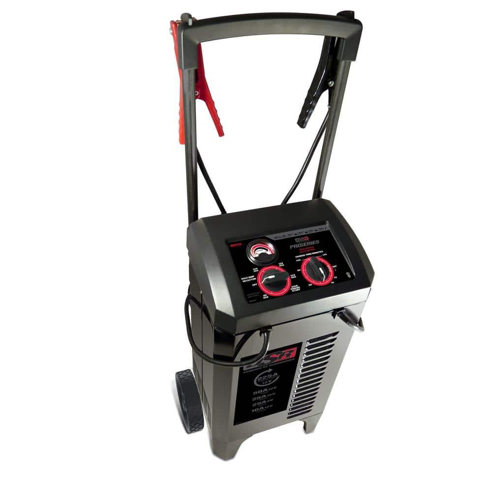 Schumacher Electric DSR139 225/50/25/10 Amps 6/12 Volts Manual Wheel Battery Charger