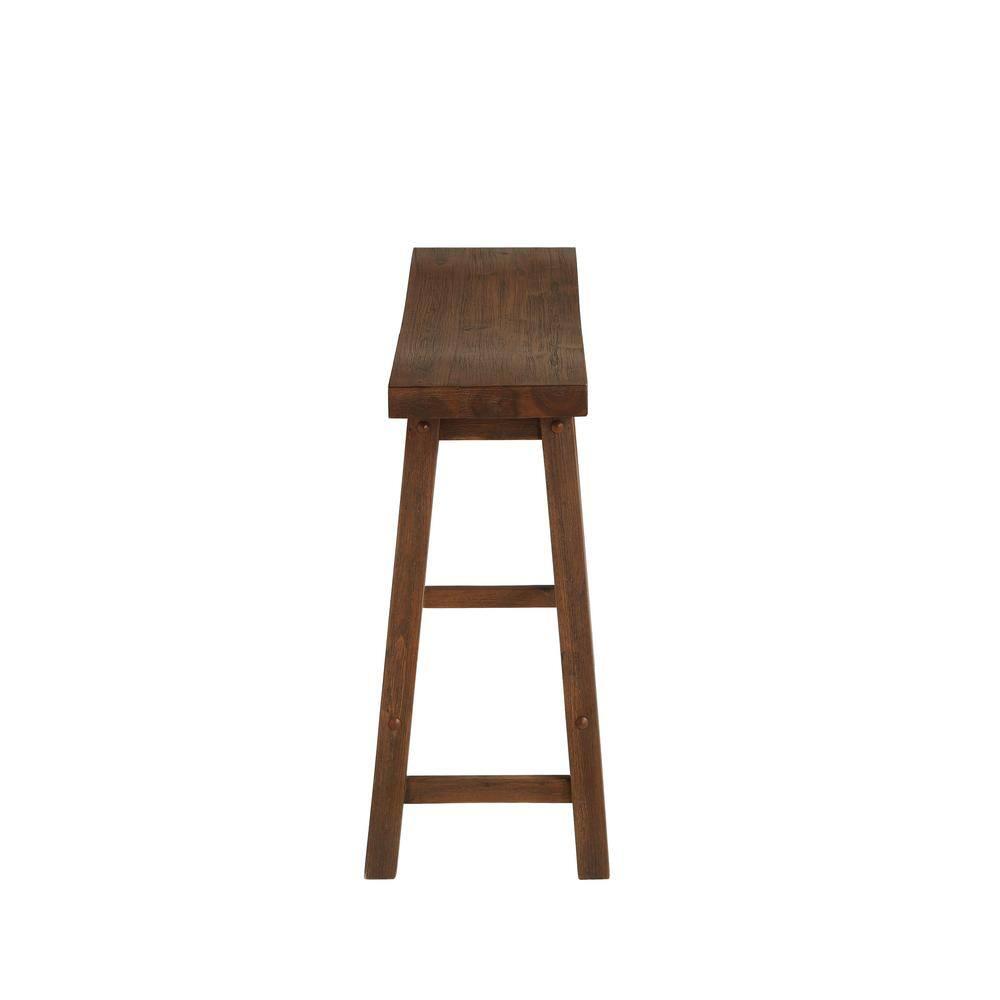 Sonoma Bench Chestnut - Boraam: Modern Rectangle Wood Dining Bench, Spot Clean, 600 lbs Capacity