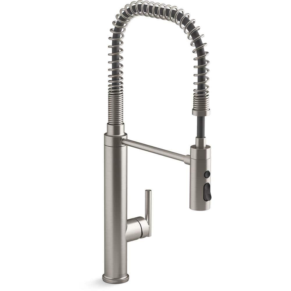 Kohler Purist® Single Handle Semi-Professional Pre-Rinse Kitchen Faucet with Pull Down Sprayer