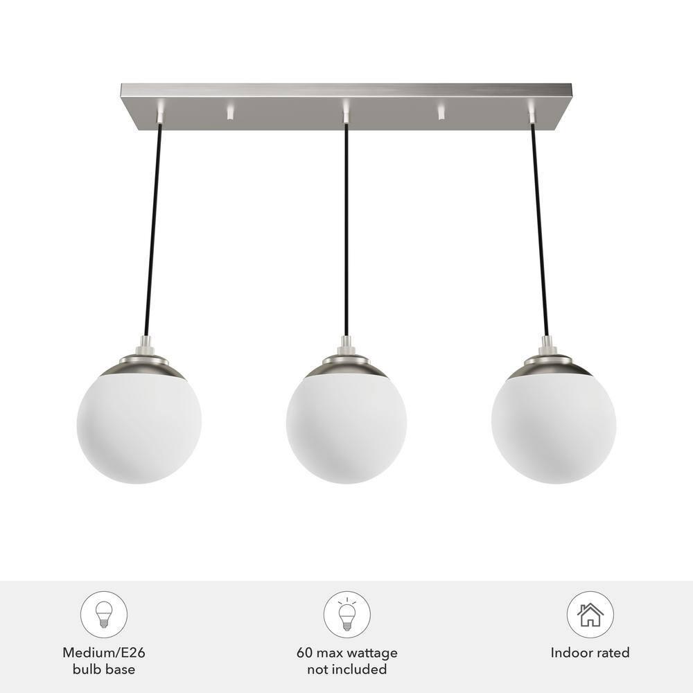 Hepburn 3 - Light Linear Globe Pendant