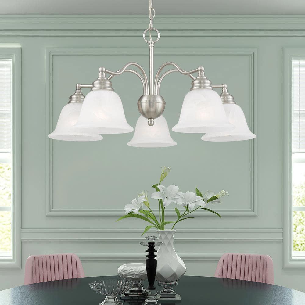 Livex Lighting Essex 5 - Light Chandelier in  Brushed Nickel