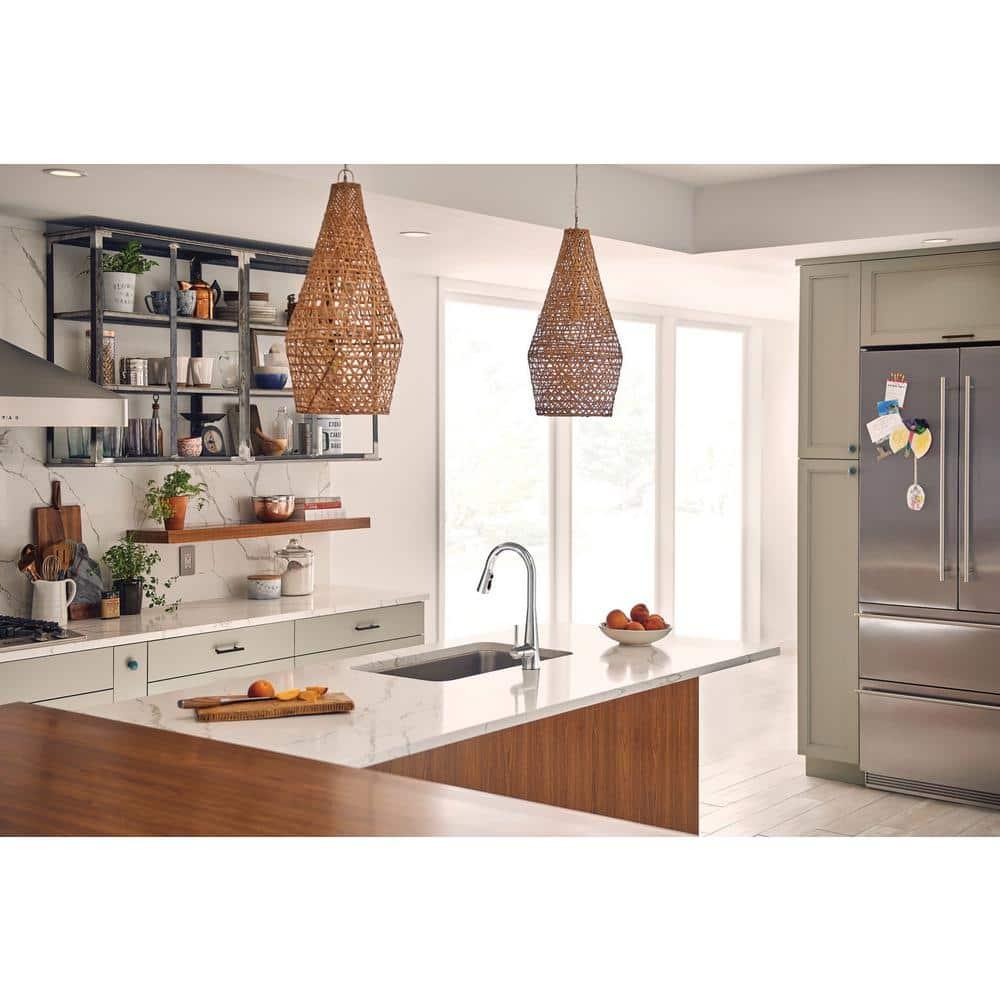 Moen Sleek MotionSense Wave Single Handle Pulldown Kitchen Faucet with Power Clean Technology