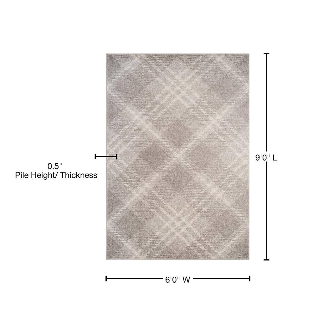 Adirondack ADR129 Power Loomed Area Rug - Light Grey/Ivory - 6'x9' - Safavieh.
