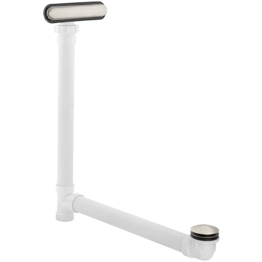 Clearflo Slotted 1.5" Leg Tub Drain with Overflow