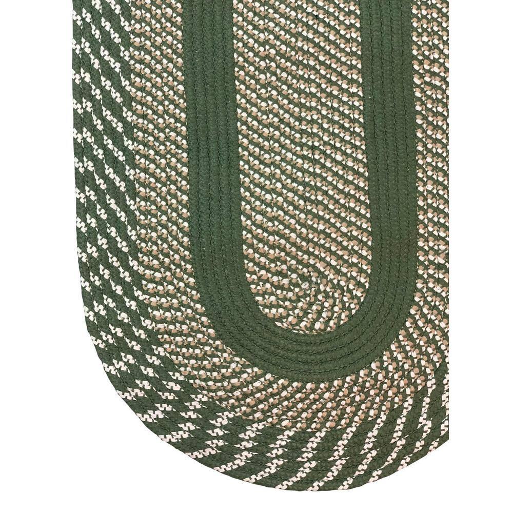 Newport Braid Collection 100% Polypropylene Stripe Pattern Reversible Indoor Utility Rug - Better Trends