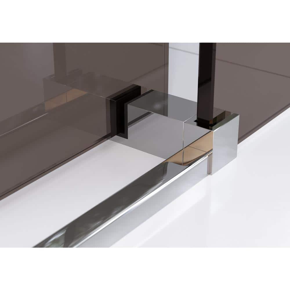 Equinox 56 - 60 in. x 78 in. Fully Frameless Tinted Sliding Shower Door