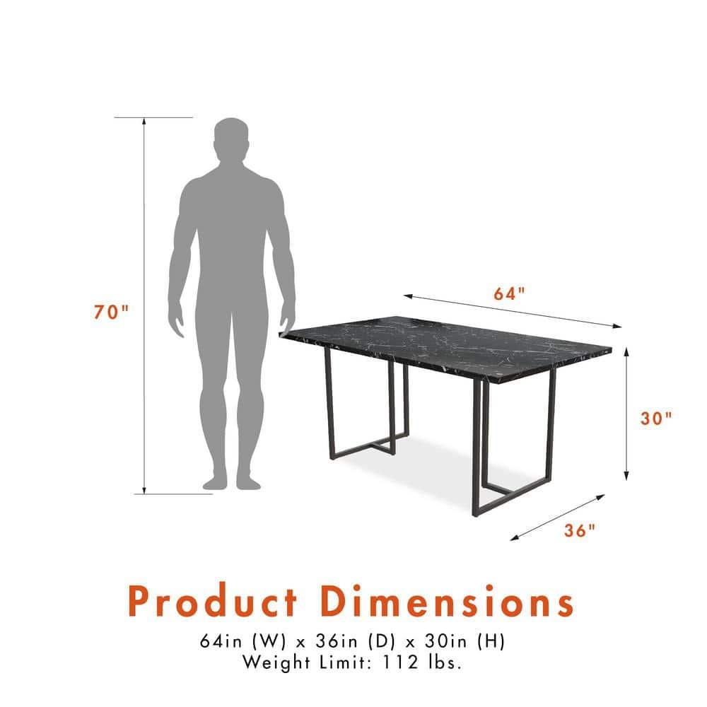 Astor 64" Dining Table