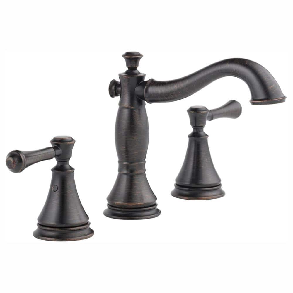 Cassidy Widespread Bathroom Faucet 3 Hole, 2-handle Bathroom Sink Faucet with Drain Assembly