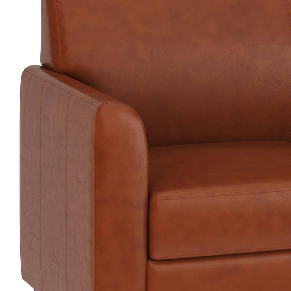 Hercules Junkersfeld 52" Modern LeatherSoft Upholstered Reception Loveseat