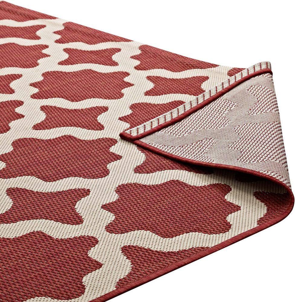 Modway Cerelia Moroccan Trellis Indoor and Outdoor Area Rug