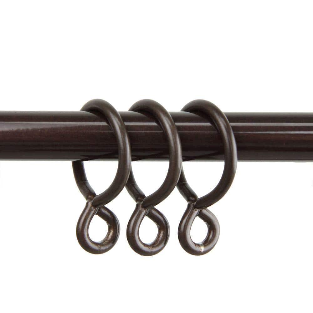 Hart & Harlow Cocoa Steel Curtain ring with eyelet