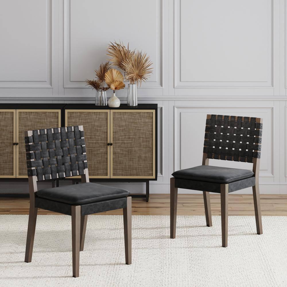 Nathan James Upholstered Stool
