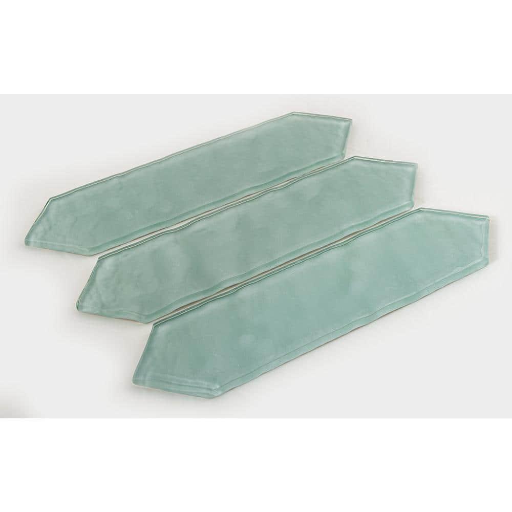 Ergo 3" x 11" Picket Glass Kitchen Backsplash, Bathroom, Shower, Pool, Wall and Floor Tile