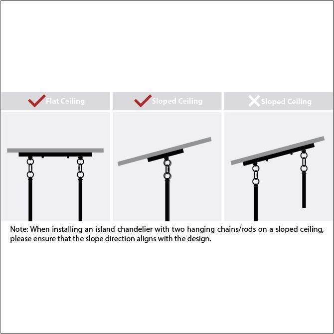 Farmhouse 5-Light Wood and Black Metal Chandelier, Rectangular Kitchen Island Light Fixture