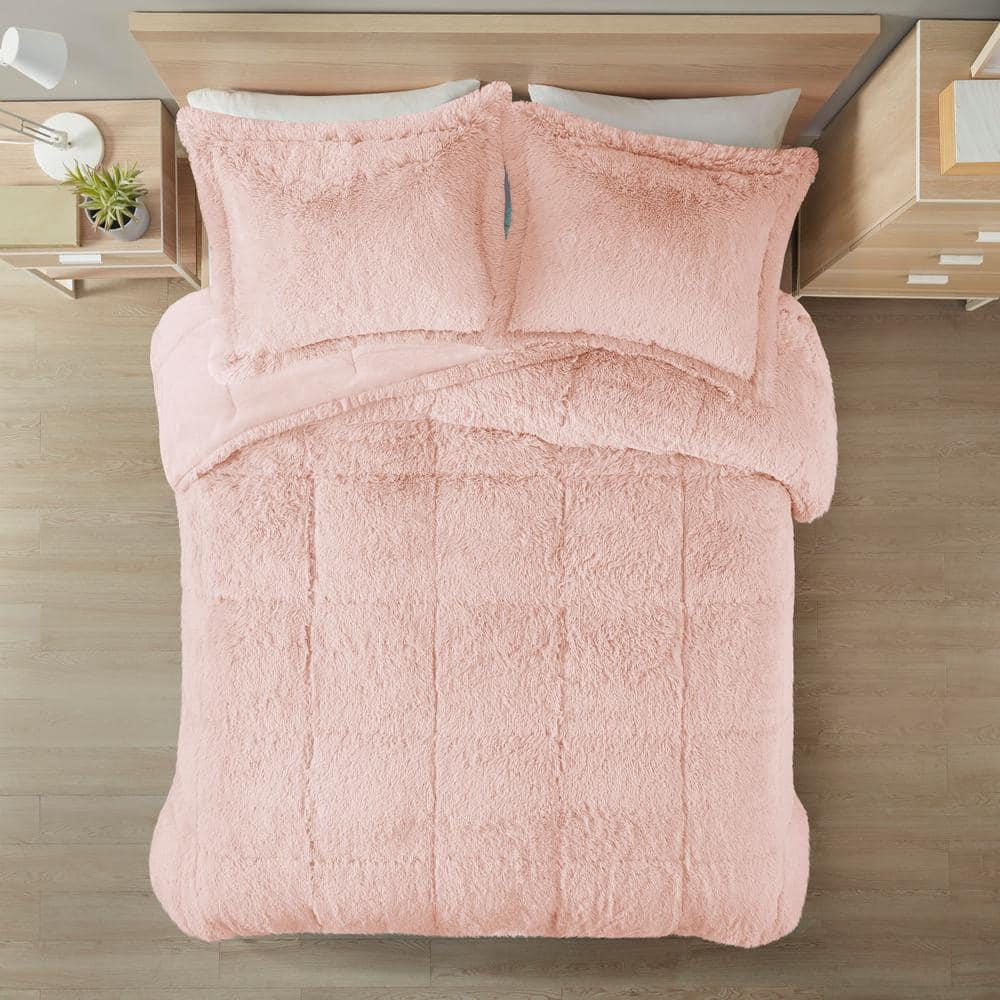 Intelligent Design Malea Shaggy Faux Fur Comforter Mini Set