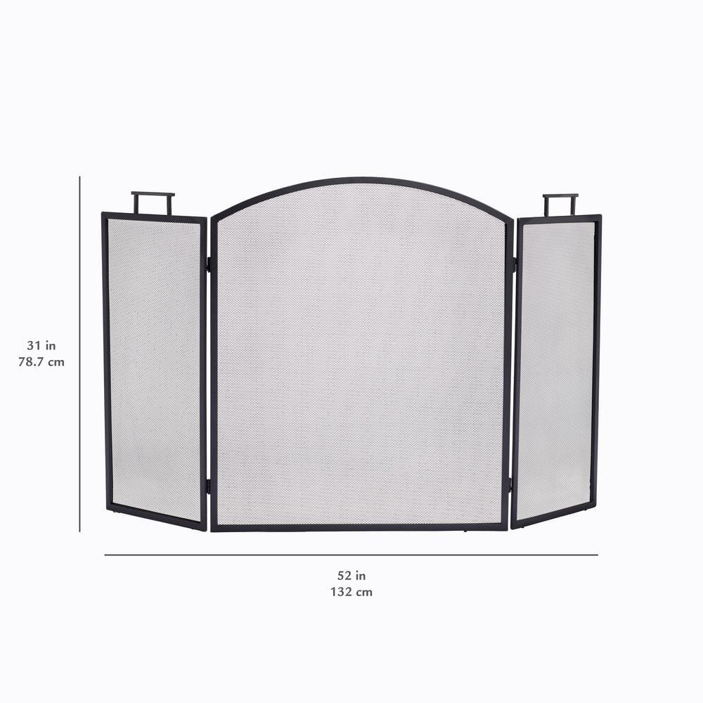 Dyna-Glo B1956194 Pleasant Hearth Classic Fireplace Screen - FA010S - Silver
