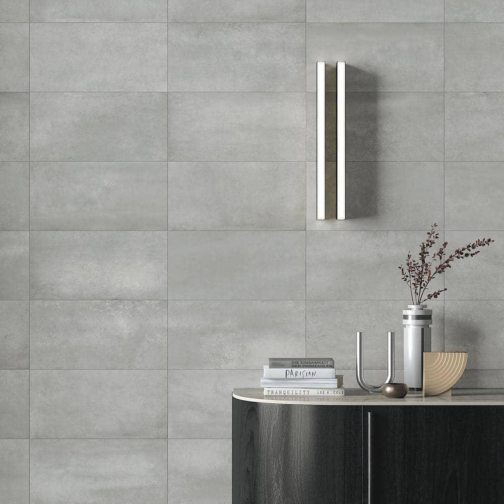 Bond Tile Fuse 12" x 24" Porcelain Metallic Look Wall & Floor Tile (13.56 sq. ft./ box)