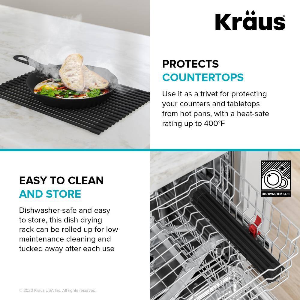 Kraus Kore Over the Sink Dish Rack