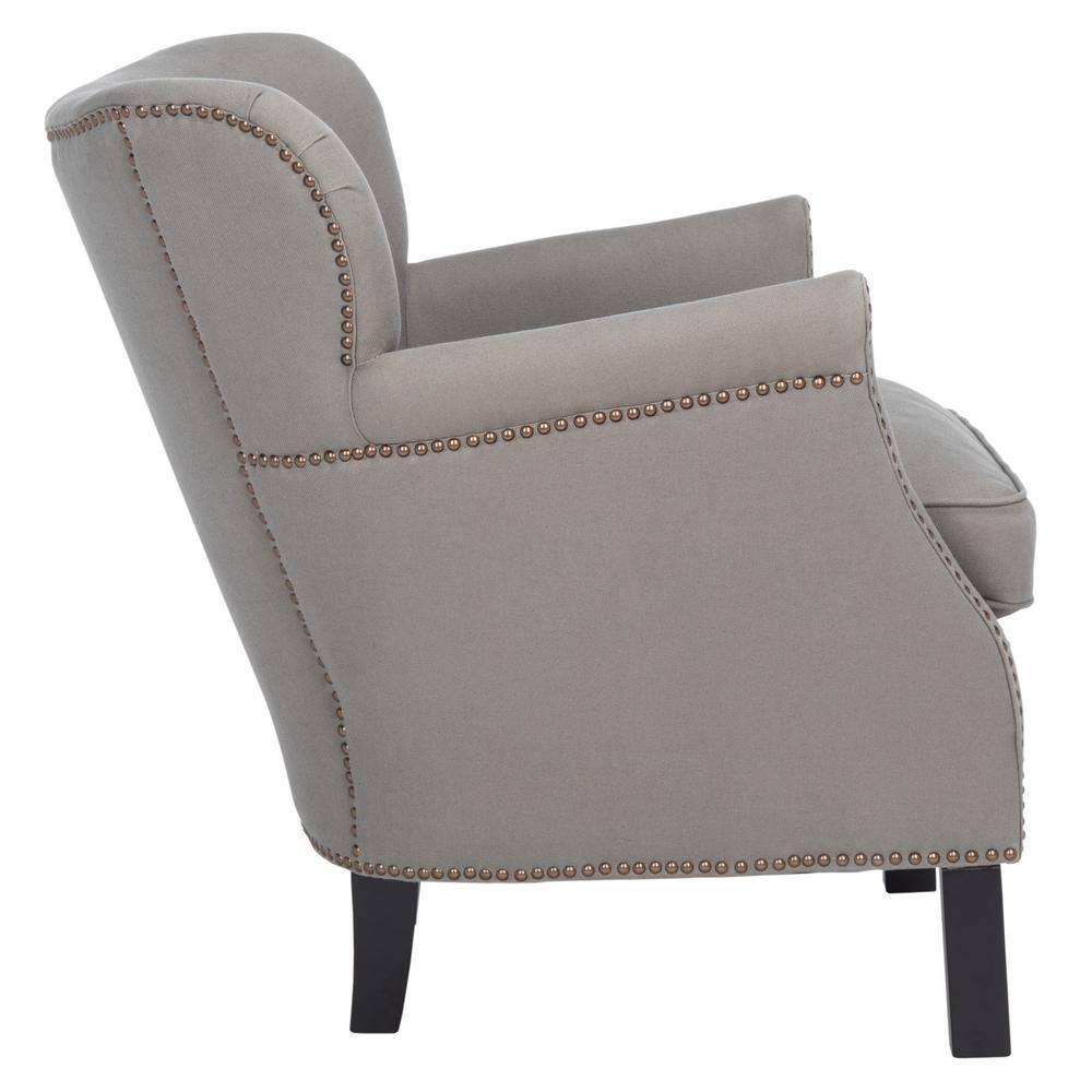 SAFAVIEH Jenny Arm Chair With Silver Nail Head Royal Blue