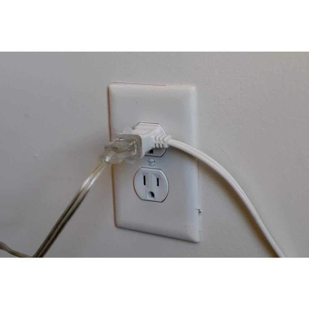 Woods Easy Switch Indoor 15 ft. L White Extension Cord 16/2 SPT-2
