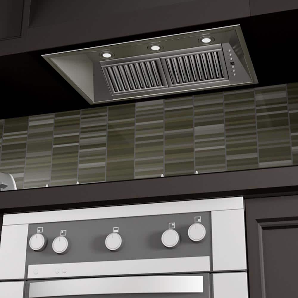 ZLINE ZLINE 34 in. Ducted Wall Mount Range Hood Insert in Outdoor Approved Stainless Steel (698-304-34)
