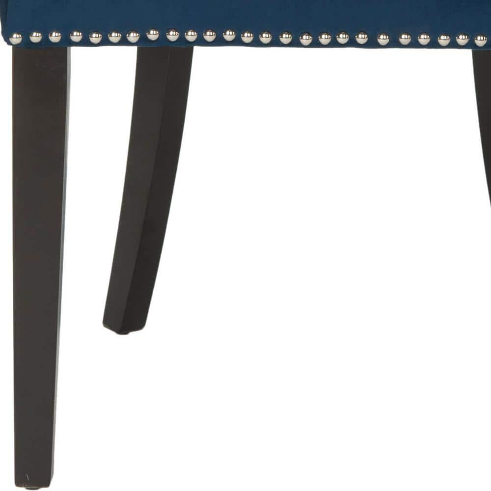 Lester 19"H Dining Chair (Set of 2) - Dark Navy - Safavieh