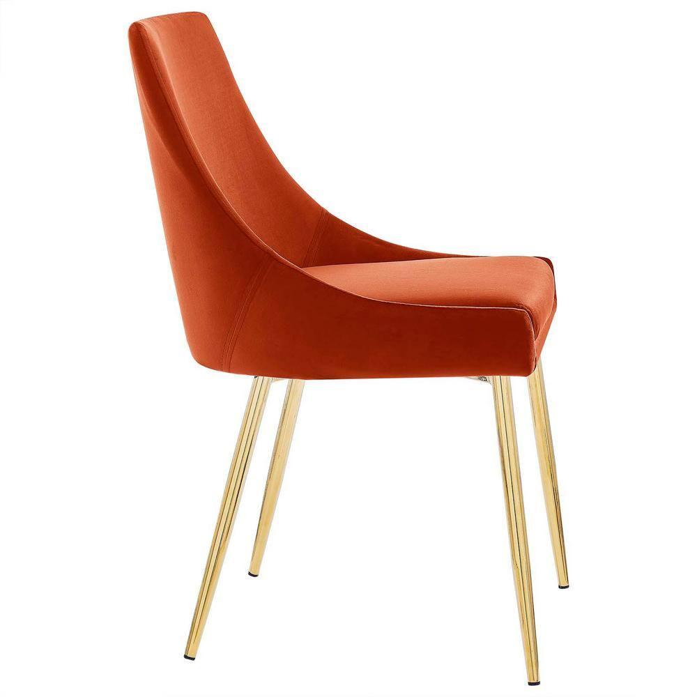 Modway Viscount Performance Velvet Dining Chairs - Set of 2
