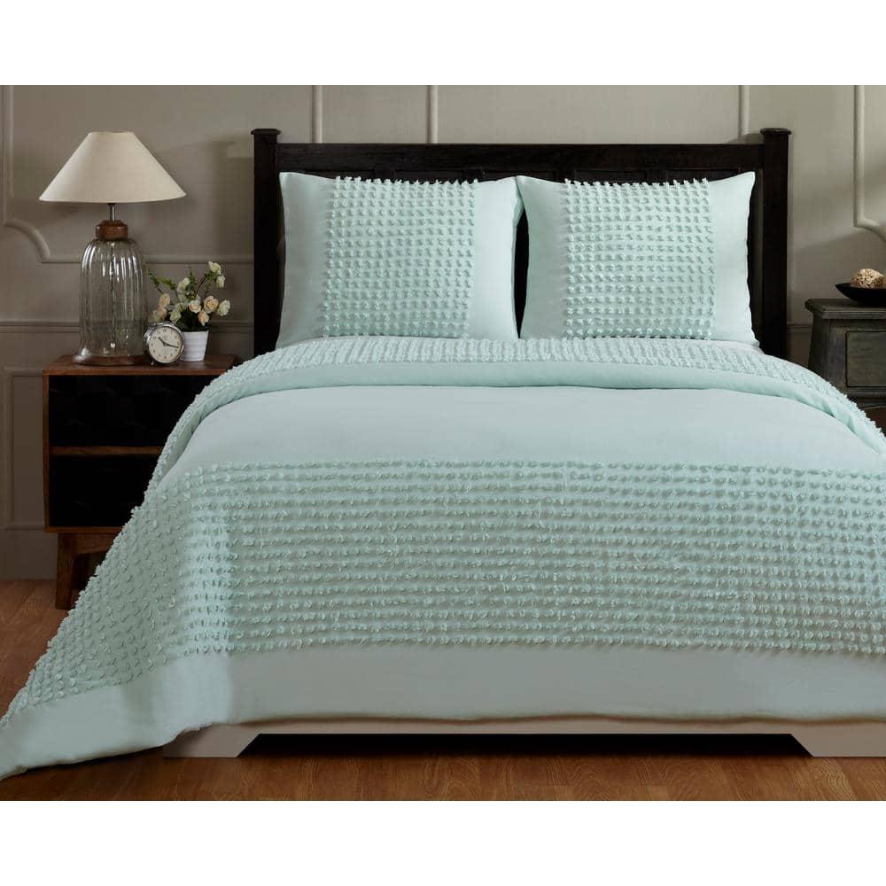 Better Trends 100% Cotton 3 Piece Comforter Set with Sham