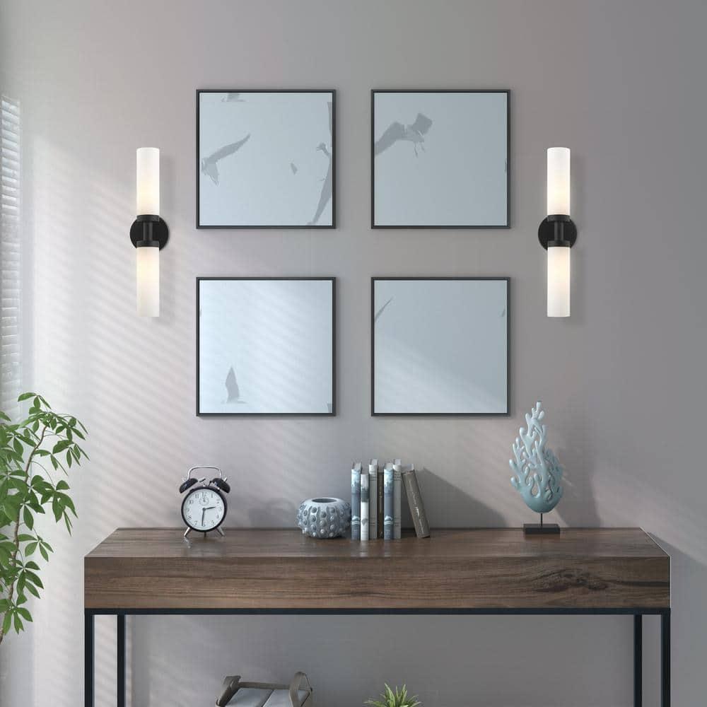 Livex Lighting Aero 2 - Light Vanity in  Black