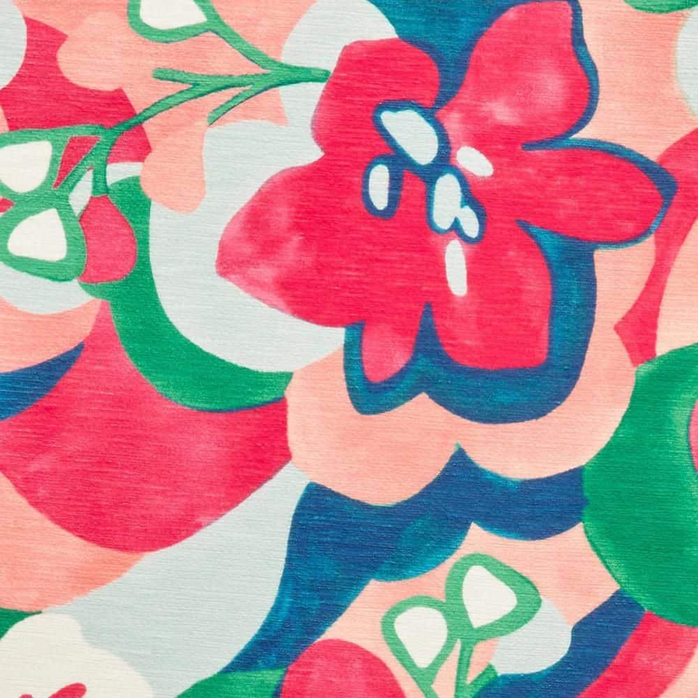 Annie Selke - Dash & Albert Dreamy Daisies Multi Machine Washable Rug, 8x10, Multi