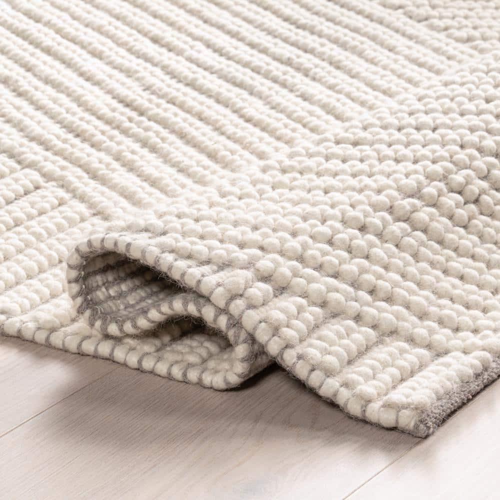 Nuloom Bijorne Modern Geometric Wool Indoor Area Rug, 8' x 10', Ivory