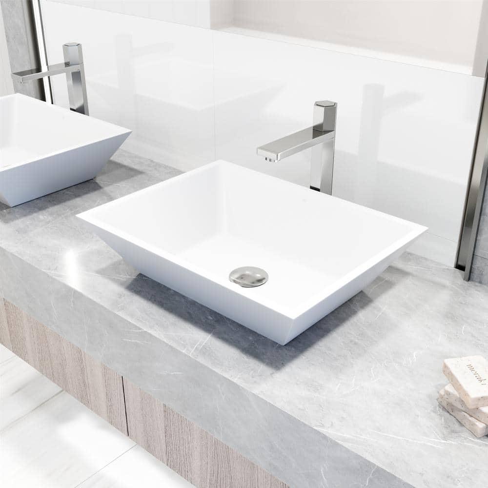 Nova 10" H Single Handle Vessel Sink Bathroom Faucet