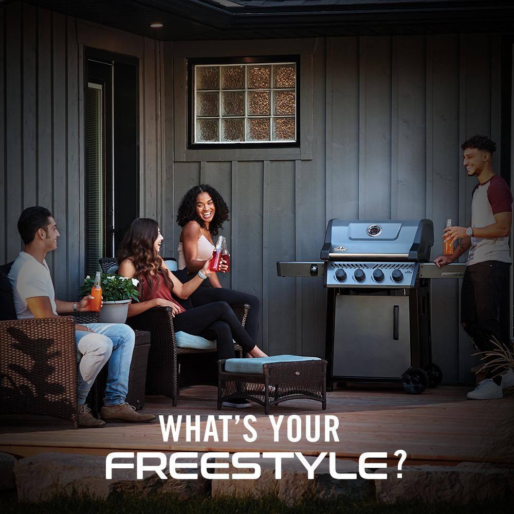Napoleon Freestyle 425 Propane Gas Grill, Graphite Grey