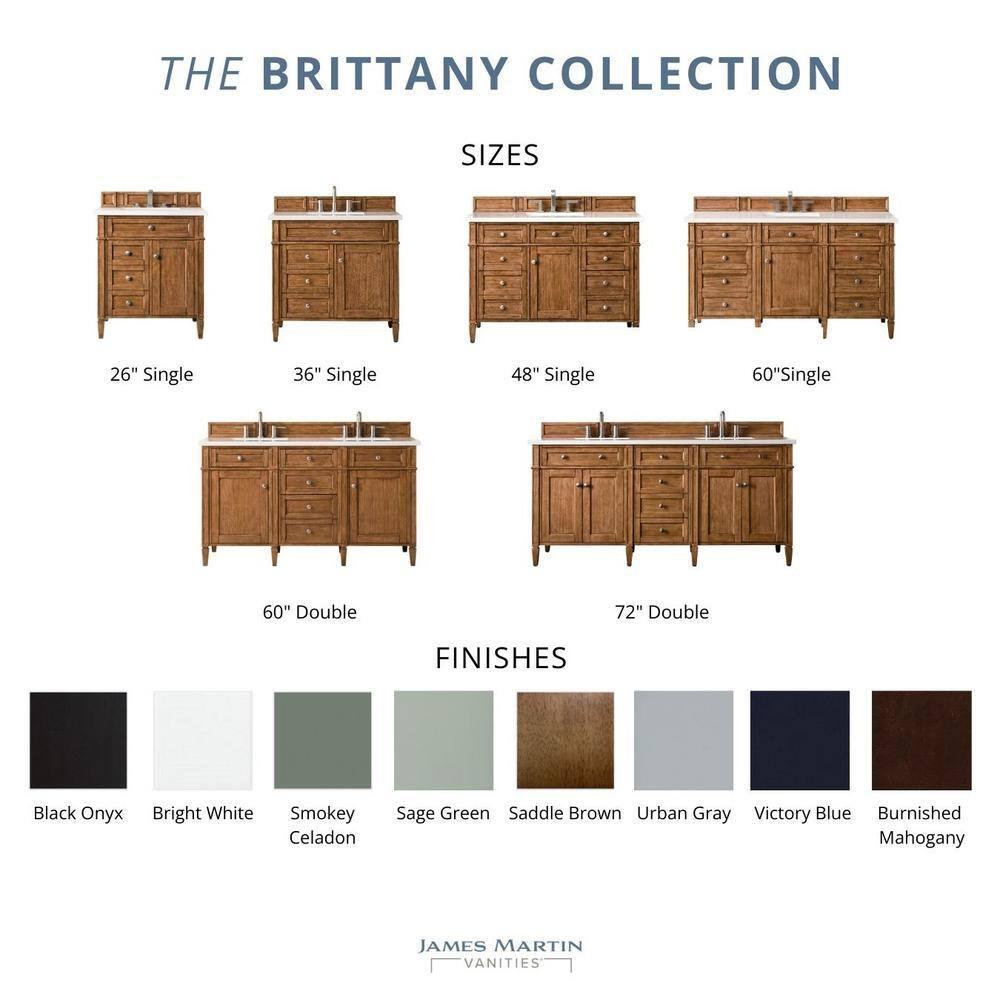 James Martin Furniture  30 in. Brittany Single Vanity, Sage Green