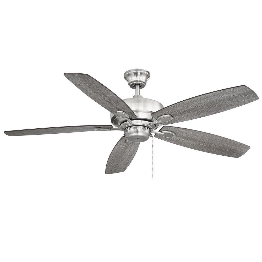 Wind Star 52" Ceiling Fan in Brushed Pewter
