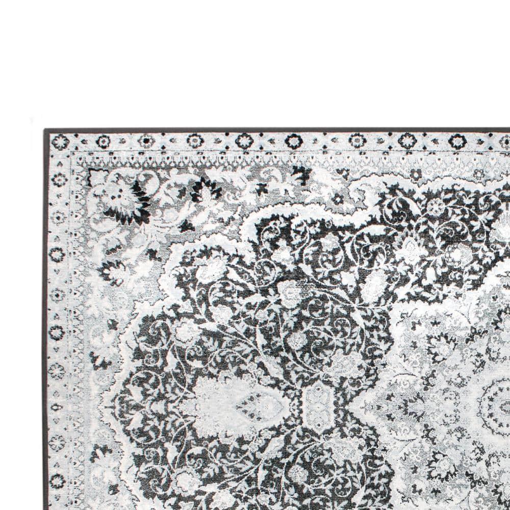 My Magic Carpet Parviz Grey Oriental Flatweave Gray Area Rug & Reviews | Wayfair